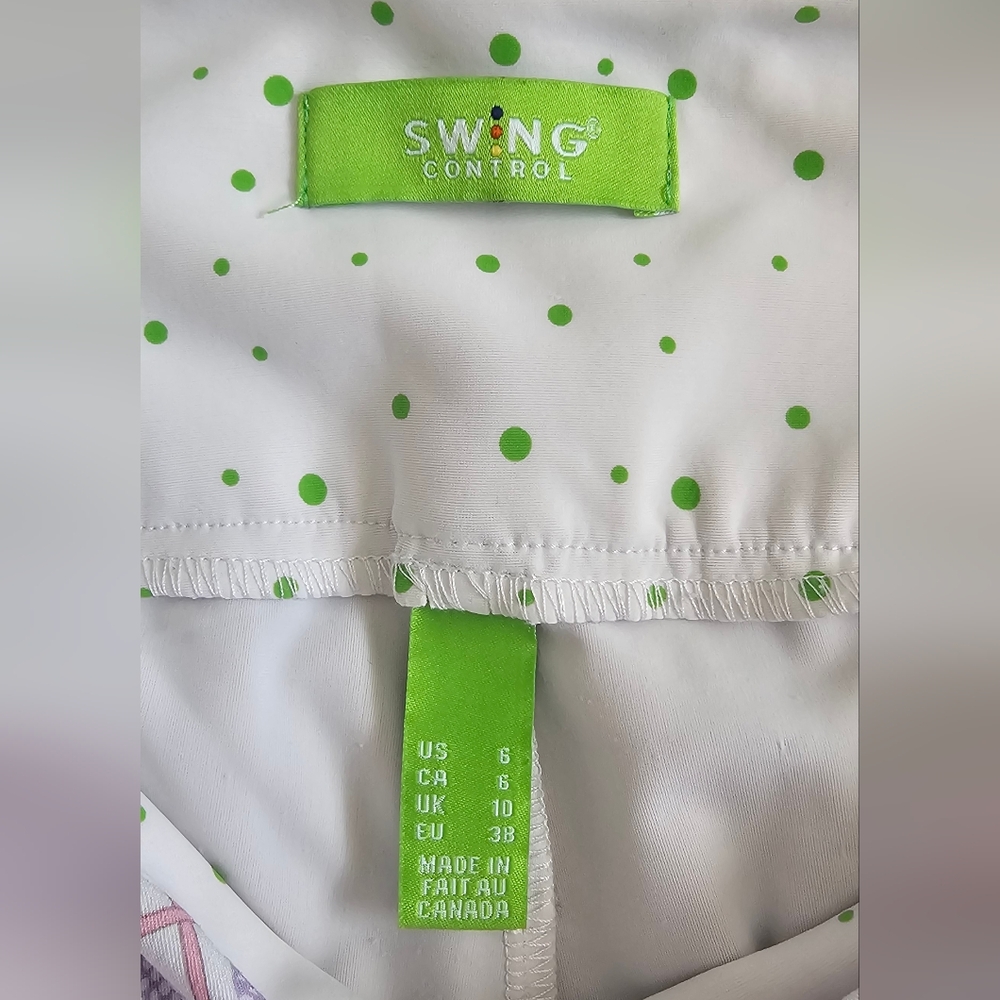 Chic Geometric Patterned Mini Skirt - image 2